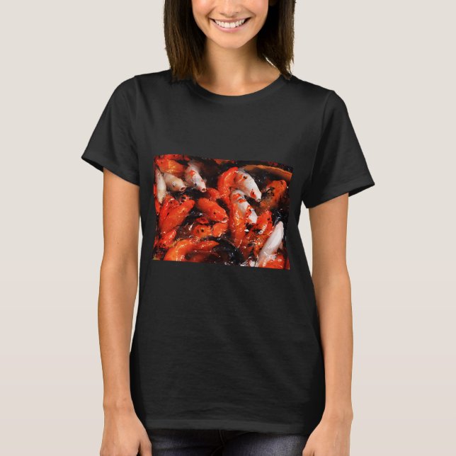 T-shirt Impression de carpe koï (Devant)