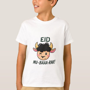 T-shirt Impression de chèvre de l'Aïd cartoon