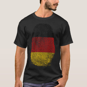 T-shirt Impression de doigt - Allemagne Deutschland