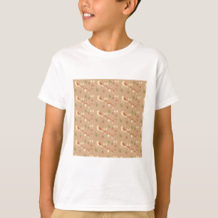 T-shirt Impression de faune et de flore de la forêt chamoi