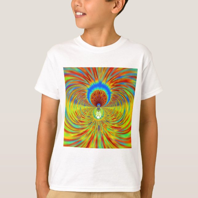 T-shirt Impression de Kaleidoscope coloré (Devant)