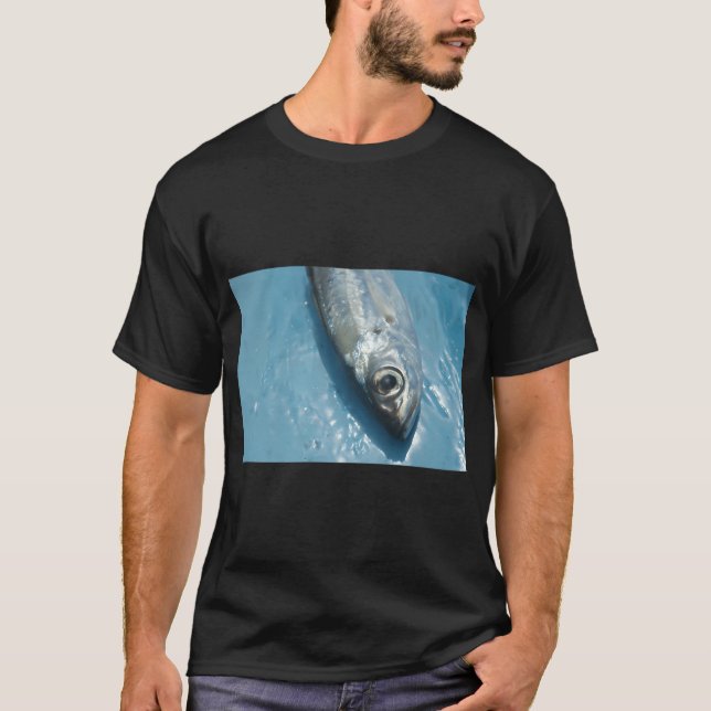 T-shirt Impression de photographie de poisson (Devant)