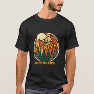 T-shirt Impression de randonnée montagneuse de Red River N