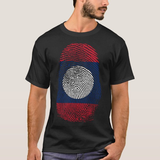 T-shirt Impression des doigts - Laos (Devant)