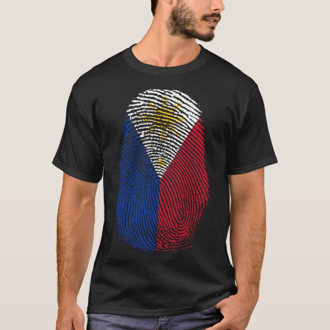 T-shirt Impression des doigts - Philippines (Devant)