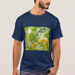 T-shirt Impression d'été d'arbre de citron frais