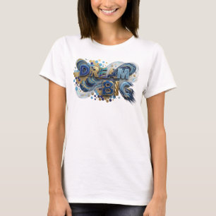T-shirt Impression DREAM BIG Navy Edgy