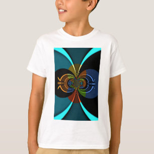 T-shirt Impression d'une éclatement de couleur Abstraite