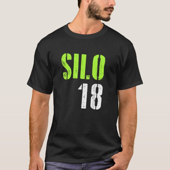 T-shirt Impression en détresse Silo 18 (Devant)