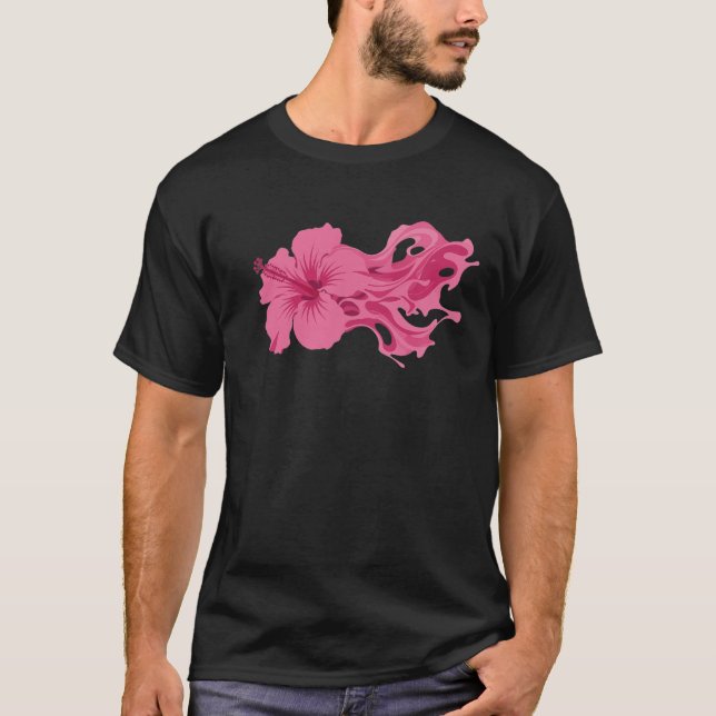 T-shirt IMPRESSION FLEUR ABSTRAITE 9 Création de Design Ar (Devant)