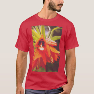 T-shirt Impression Fleurs vintages