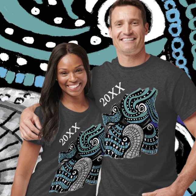 T-shirt Impression graphique Abstraite 20XX (Créateur téléchargé)