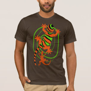 T-shirt Impression graphique couleur cool Gecko Lizard