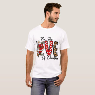 T-shirt Impression léopard AMOUR de Noël Buffalo carreau d