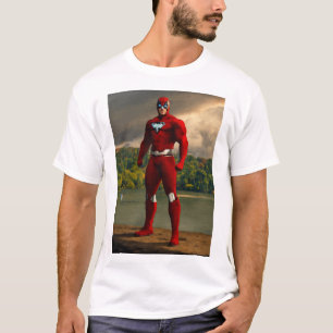 T-shirt Impression murale Superhero puissant - Inspirer vo