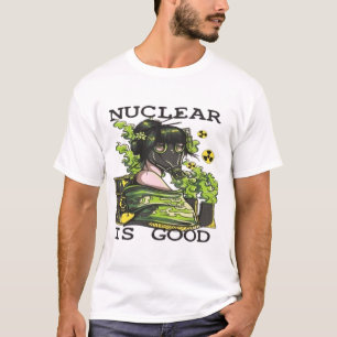 T-shirt Impression Nucléaire Rétro Graphique Symbole Atomi