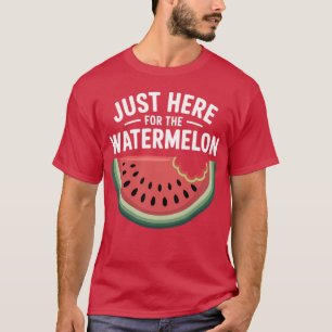 T-shirt Impression Pastèque Drôle pour Hommes Femmes Adult