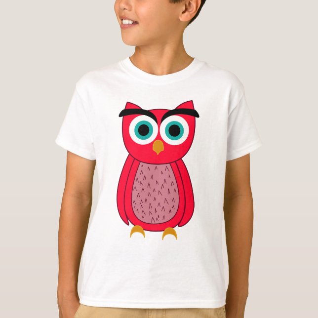 T-shirt Impression photo Owl (Devant)