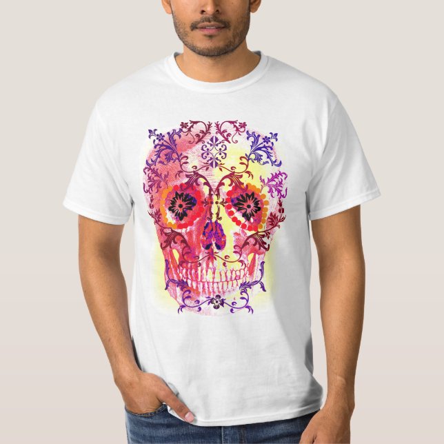 T-SHIRT IMPRESSION PSYCHÉDÉLIQUE DE L'ESSENCE DE SUCRE (Devant)