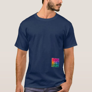 T-shirt Impression recto verso Ajouter Logo Image Mens Mod
