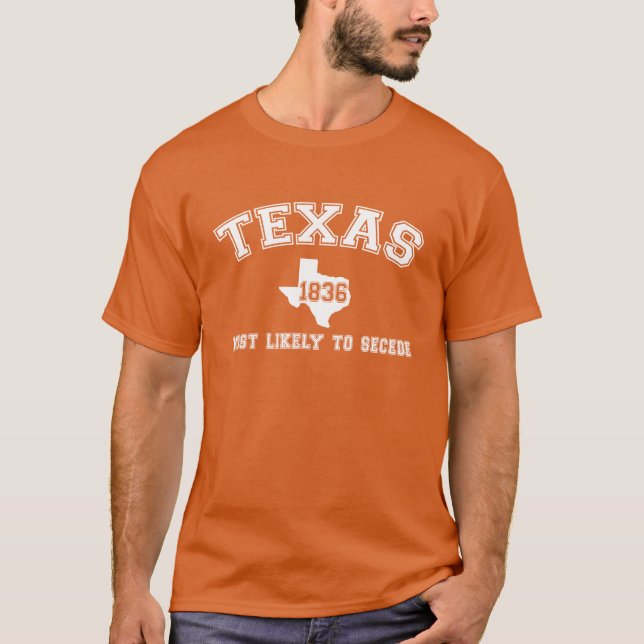 T-shirt Impression Texas College (Devant)