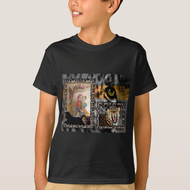 T-shirt Impression Tiger & Couple Art (Devant)