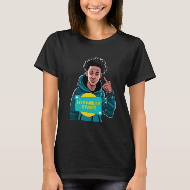 T-shirt Impression verte (Devant)