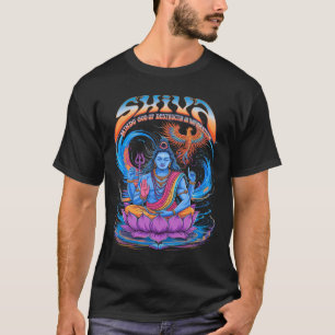 T-shirt Impression vintage de Shiva Dieu hindou Spirituel