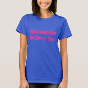 T-shirt impressionnant