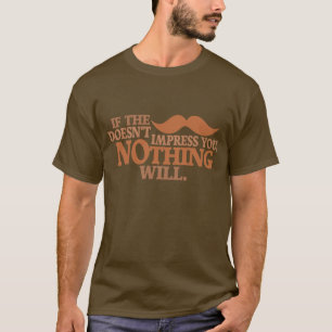 T-shirt Impressionnant chemise Moustache - choisir style,