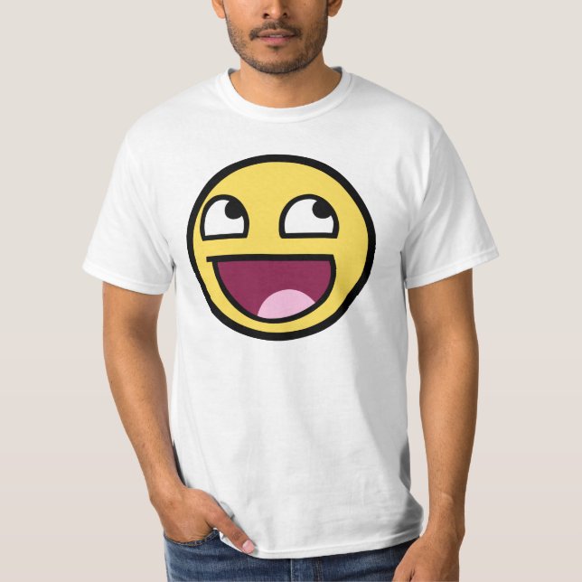 T-shirt impressionnant de visage (Devant)