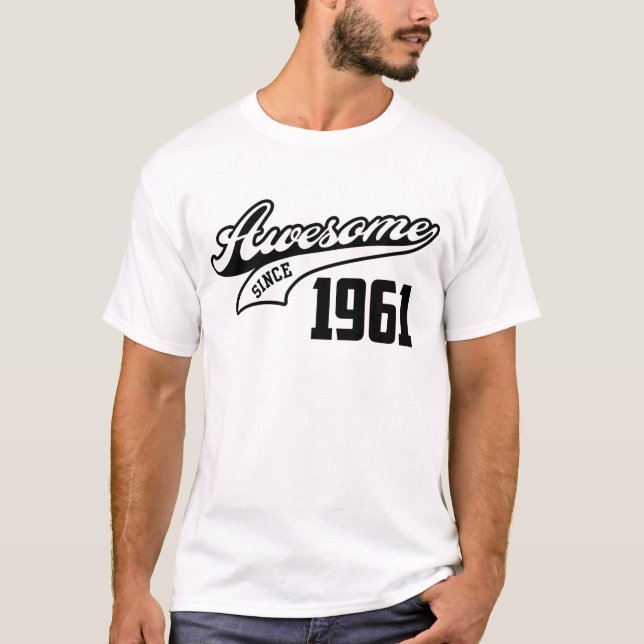 T-shirt Impressionnant depuis 1961 (Devant)