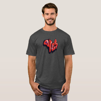 T-shirt impressionnant et énervé de style de
