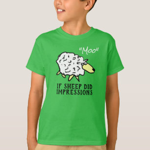T-shirt impressionniste de mouton