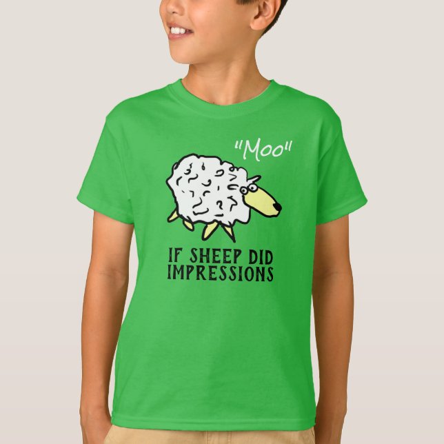 T-shirt impressionniste de mouton (Devant)