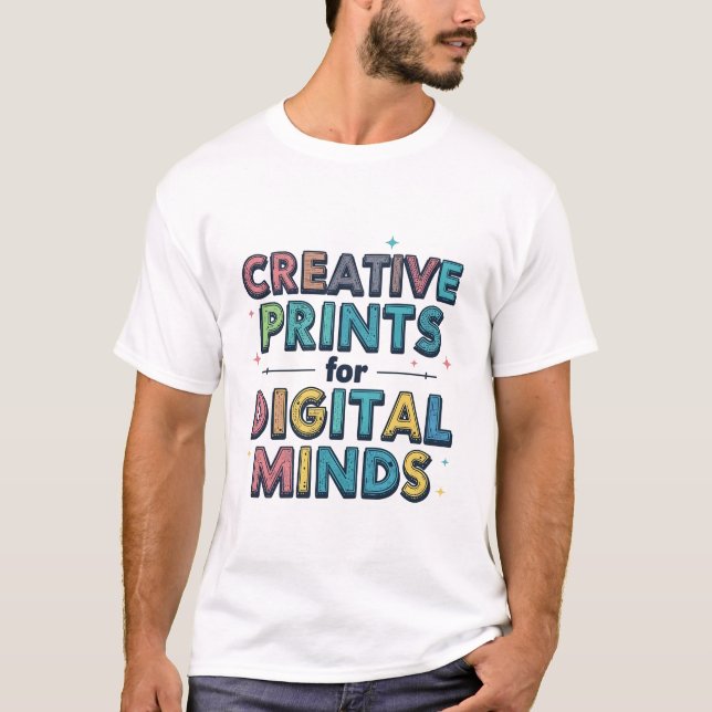 T-shirt Impressions créatives pour esprits numériques Arti (Devant)