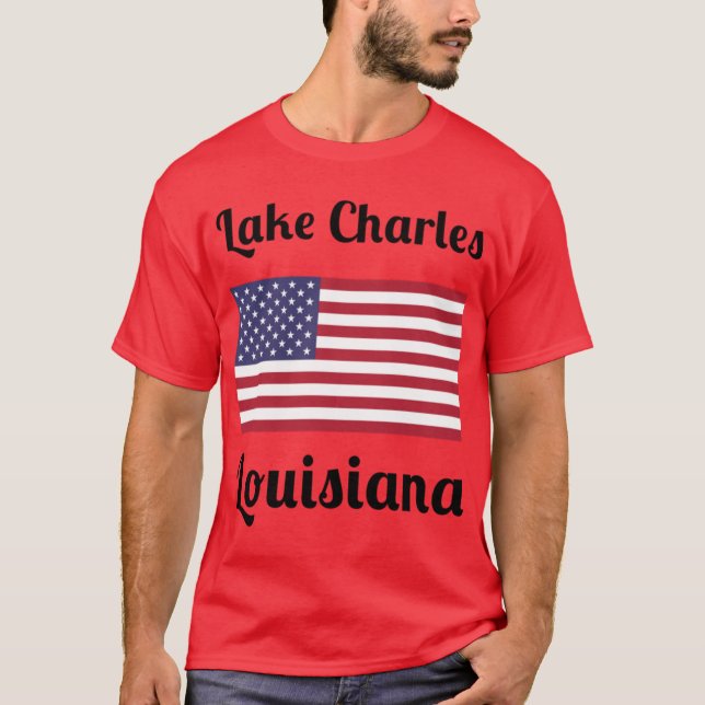 T-shirt Impressions élégantes de Lake Charles3 (Devant)
