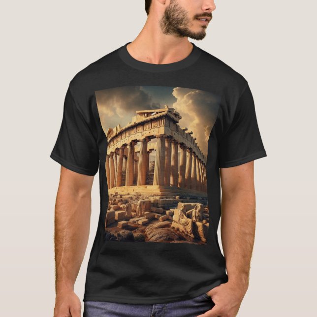 T-shirt "Impressions emblématiques : Collection de monumen (Devant)