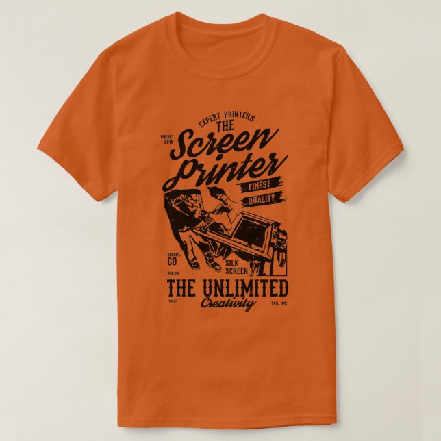 T-shirt Imprimante (Design devant)