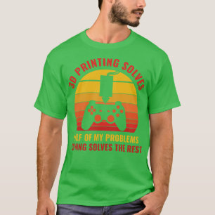T-shirt Imprimante 3D amusante impression 3D résout la moi