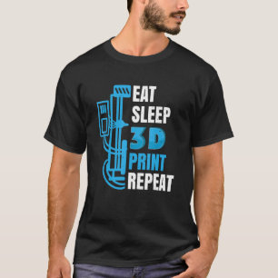 T-shirt Imprimante 3d Constructeurs de modèles d'impressio