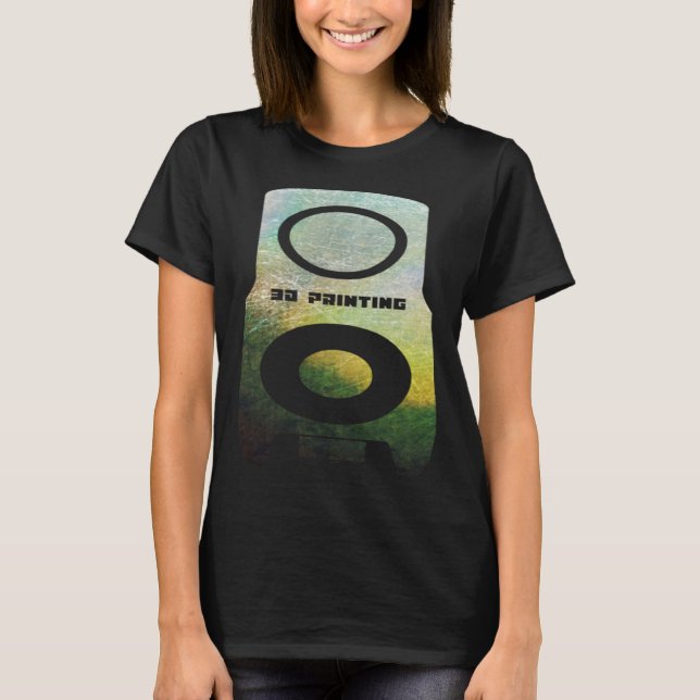 T-shirt Imprimante 3D - illustration de bout chaud 1 (Devant)