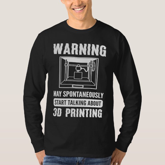 T-shirt Imprimante 3D Imprimante 3D (Devant)