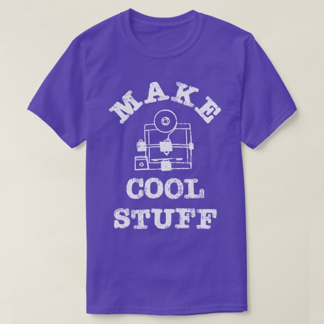 T-shirt Imprimante 3D - Rendre les trucs Cool (Design devant)