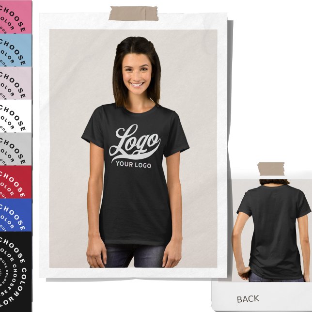 T-shirt Imprimante avant logo commercial Swag entreprise F (Créateur téléchargé)