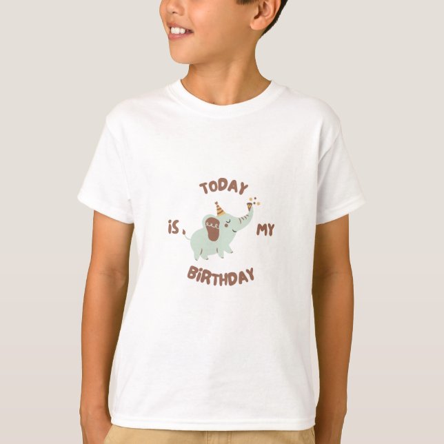 T-shirt imprimé anniversaire (Devant)