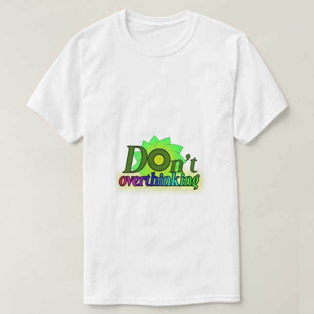 T-Shirt Imprimé avec Texte Personnalisé (Design devant)