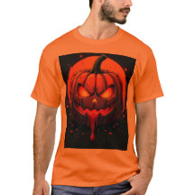 T-shirt imprimé citrouille Halloween