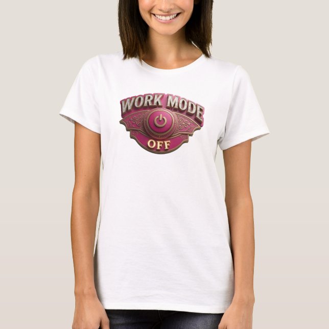 T-shirt Imprimé d'art Bold & Beautiful Red MODE TRAVAIL DÉ (Devant)