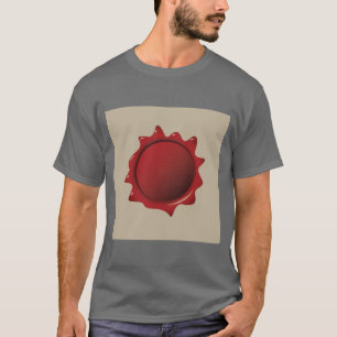T-Shirt imprimé de la vente de cire élégant
